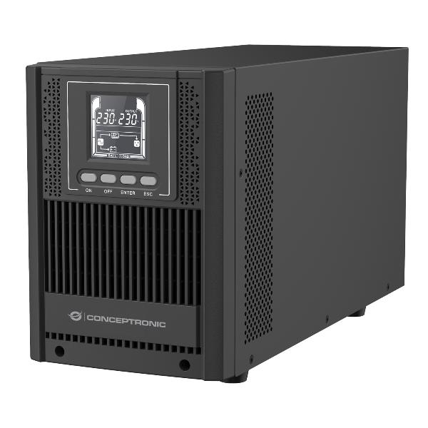 Conceptronic ZEUS52E2K gruppo di continuità (UPS) Doppia conversione (online) 2 kVA 1800 W 6 presa(e) AC