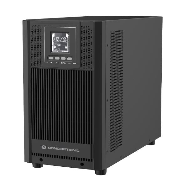 Conceptronic ZEUS52E3K gruppo di continuità (UPS) Doppia conversione (online) 3 kVA 2700 W 5 presa(e) AC