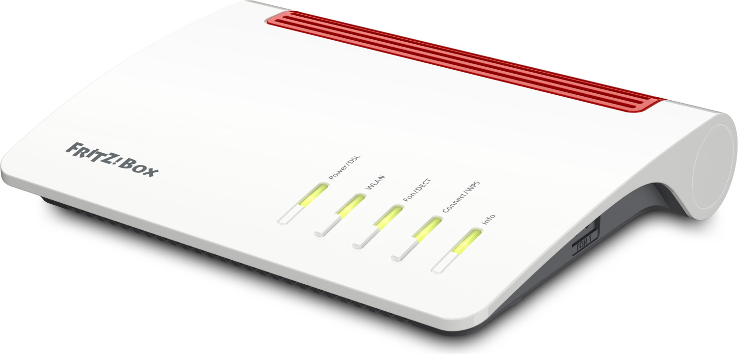 Image of FRITZ!Box 7590 router wireless Gigabit Ethernet Dual-band (2.4 GHz/5 GHz) Bianco