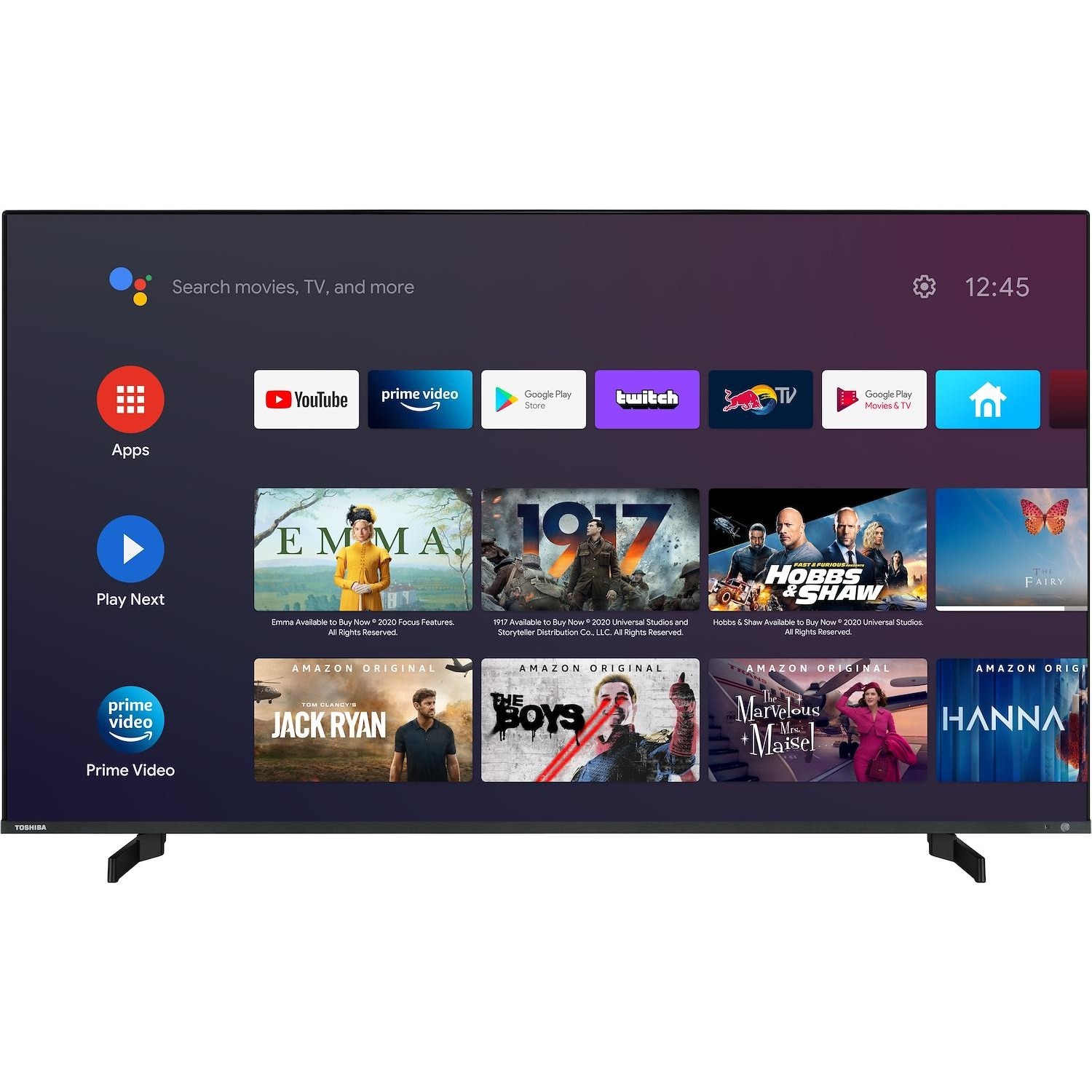 TV LED 4K UHD Android Smart Toshiba 65UA5D63DA