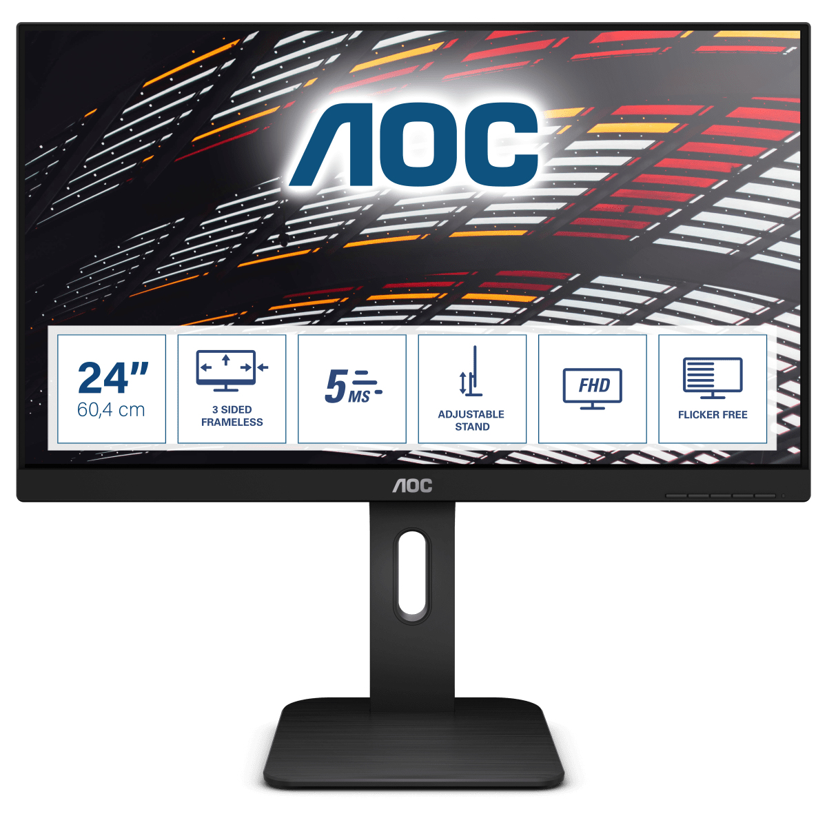 Image of AOC P1 24P1 Monitor PC 60,5 cm (23.8") 1920 x 1080 Pixel Full HD LED Nero