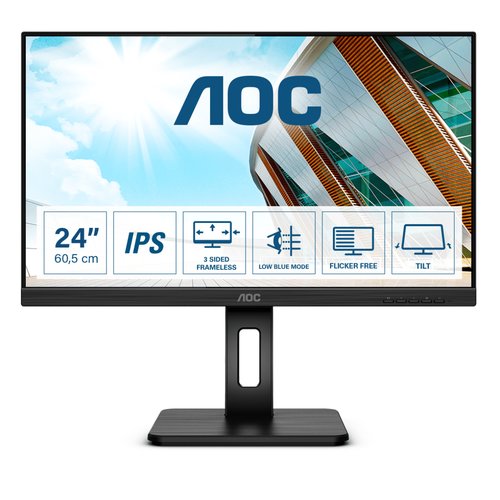 Image of AOC P2 24P2Q LED display 60,5 cm (23.8") 1920 x 1080 Pixel Full HD Nero