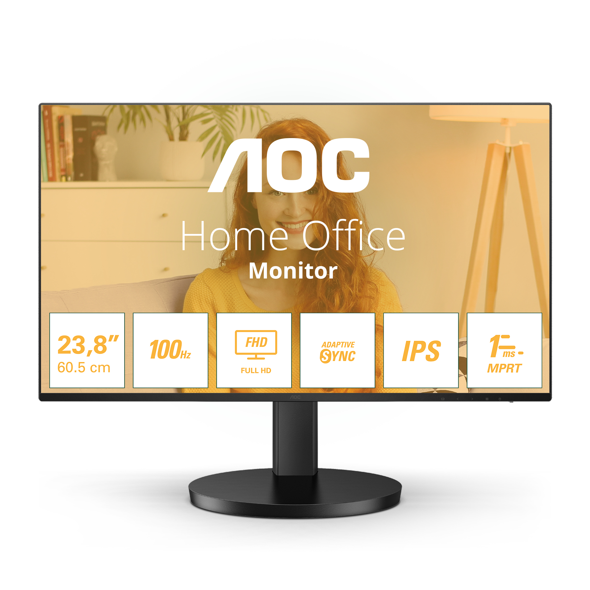 Image of AOC 24B3HA2 Monitor PC 60,5 cm (23.8") 1920 x 1080 Pixel Full HD LED Nero