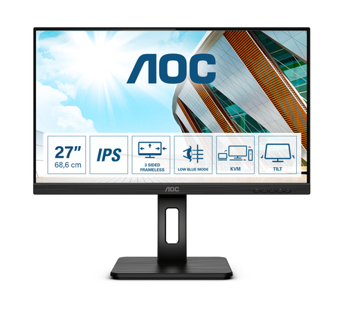 Image of AOC P2 27P2C LED display 68,6 cm (27") 1920 x 1080 Pixel Full HD Nero