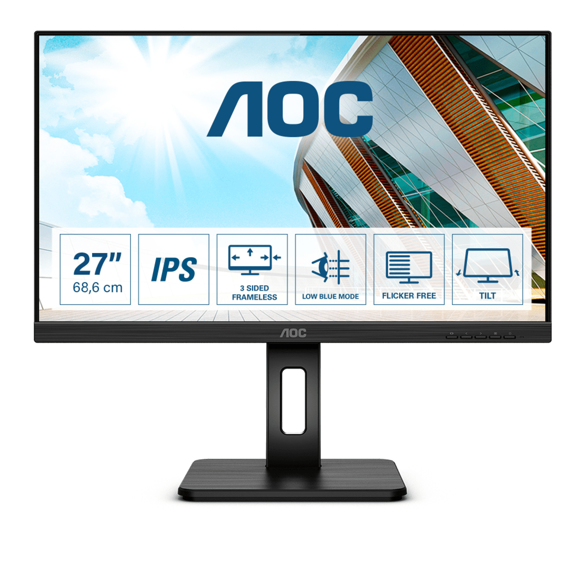 Image of AOC P2 Q27P2Q LED display 68,6 cm (27") 2560 x 1440 Pixel Quad HD Nero