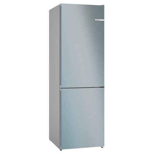 Image of Bosch Serie 4 KGN362LDF frigorifero con congelatore Libera installazione 321 L D Acciaio inossidabile
