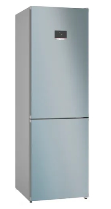 Image of Bosch Serie 4 KGN367LDF frigorifero con congelatore Libera installazione 321 L D Acciaio inossidabile