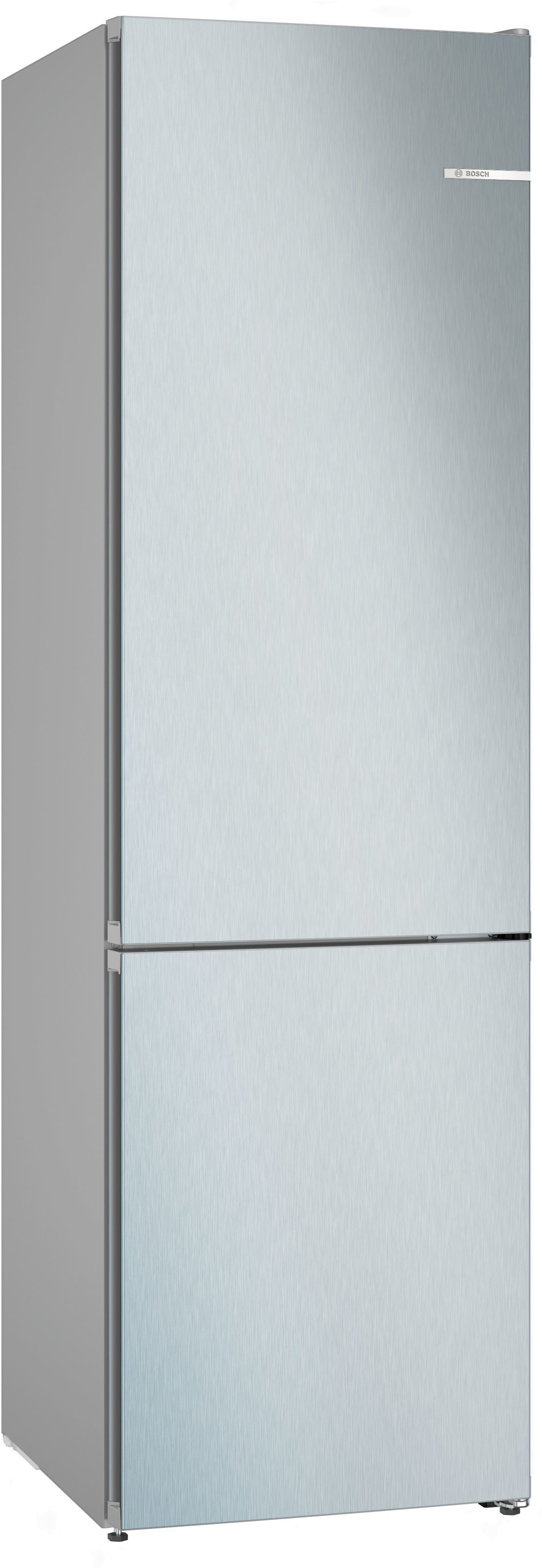 bsh elettrodomestici spa bosch serie 4 kgn392lcf frigorifero con congelatore libera installazione 363 l c acciaio inossidabile nero donna