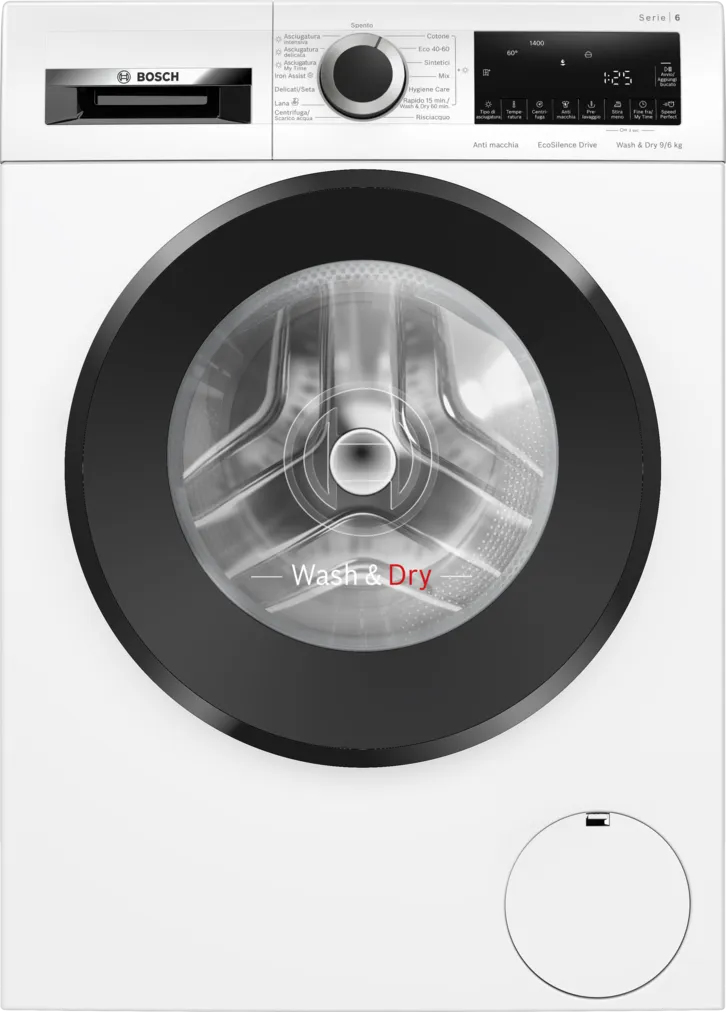 Image of Bosch Serie 6 WNG24400IT lavasciuga Libera installazione Caricamento frontale Bianco E