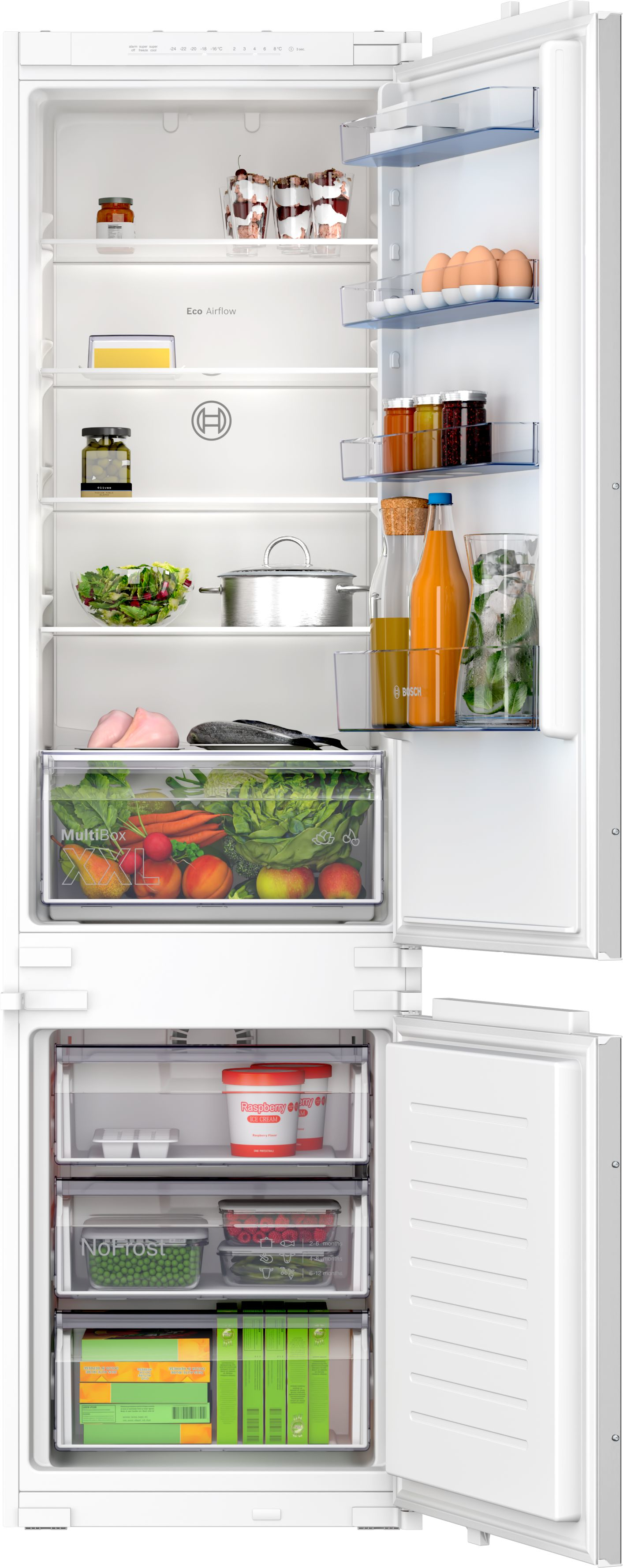 Image of Bosch Serie 2 KIN965SE0 frigorifero con congelatore Da incasso 290 L E Bianco