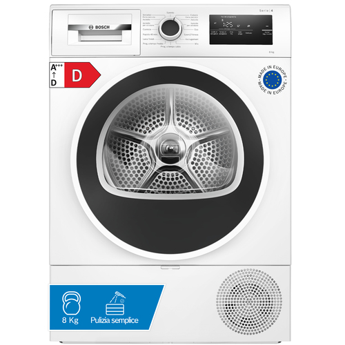 Bosch WTH85218II Asciugatrice 8 Kg a Pompa di calore Classe D Bianco