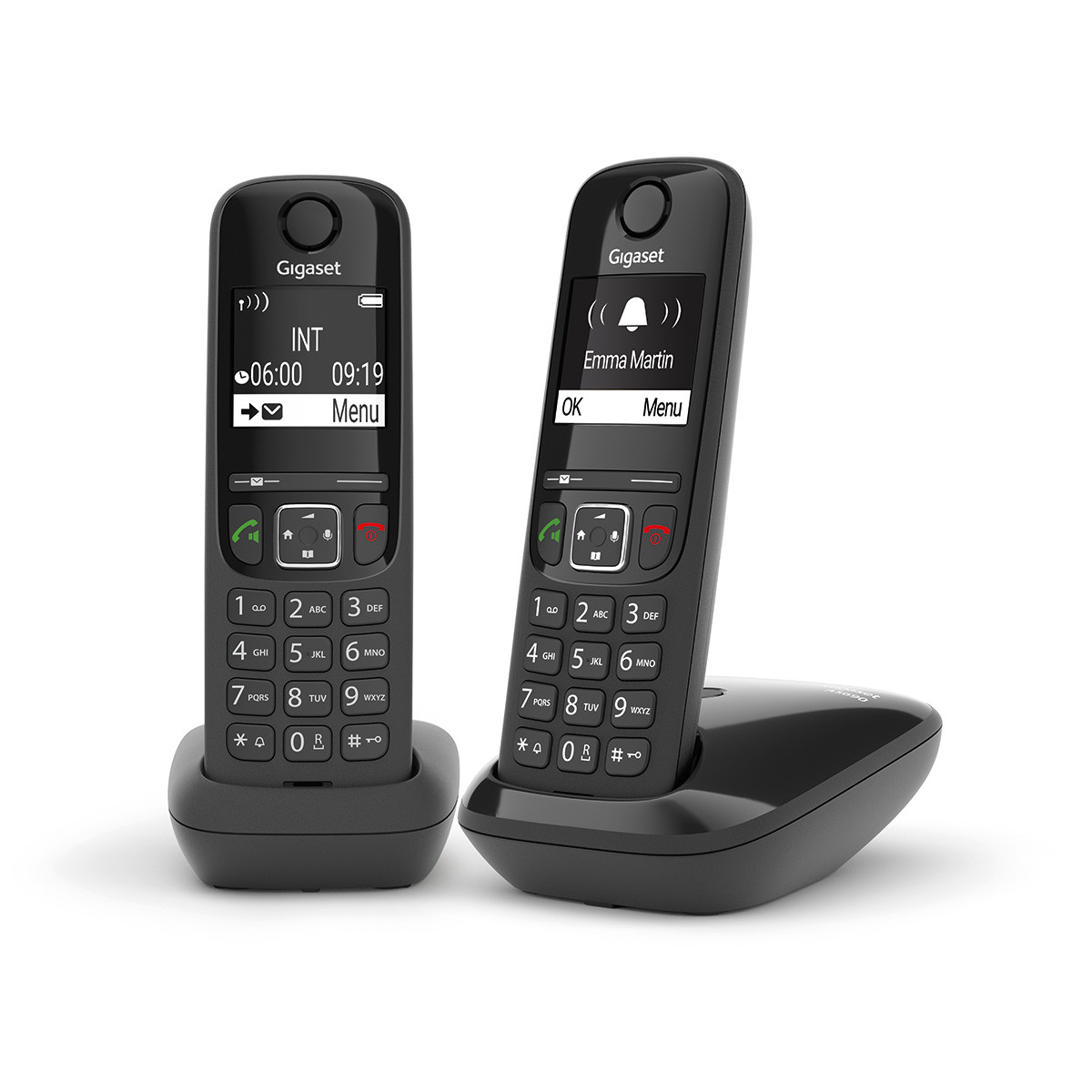 GIGASET-SIEMENS WIRELESS PHONE AS690 DUO BLACK (L36852-H2816-D201)