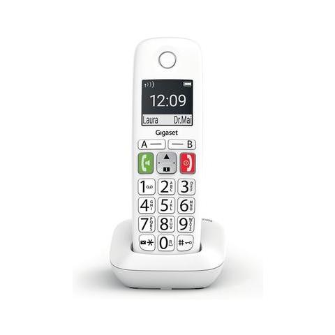 Image of Gigaset E290 Telefono analogico/DECT Bianco Identificatore di chiamata