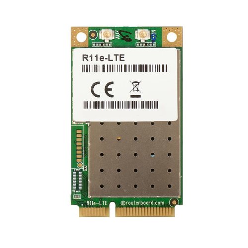 Image of MIKROTIK 2G/3G/4G/LTE miniPCi-e card with 2 x u.FL connectors for bands 1/2/3/5/7/8/20/38/40