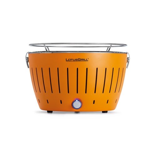 Image of LOTUSGRILL Nuovo Modello 2019 - Barbecue Arancione Con Batterie E Cavo Di Alimentazione Usb.