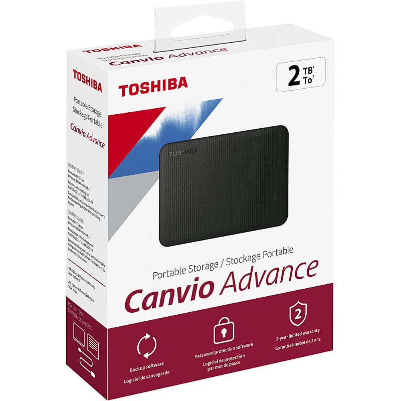 Image of Toshiba Canvio Basics disco rigido esterno 2000 GB Nero