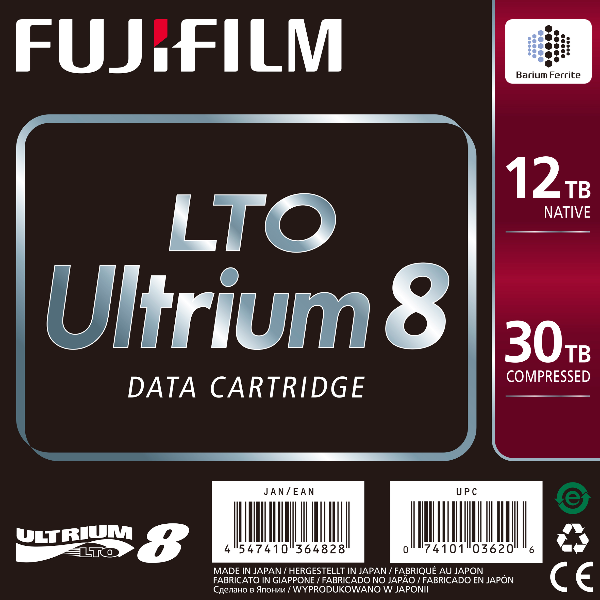 Image of LTO 8 ULTRIUM 12TB NATIVI 30TB COMP