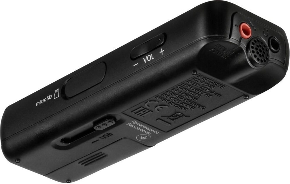 Sony ICD-PX370 dittafono Memoria interna e scheda di memoria Nero