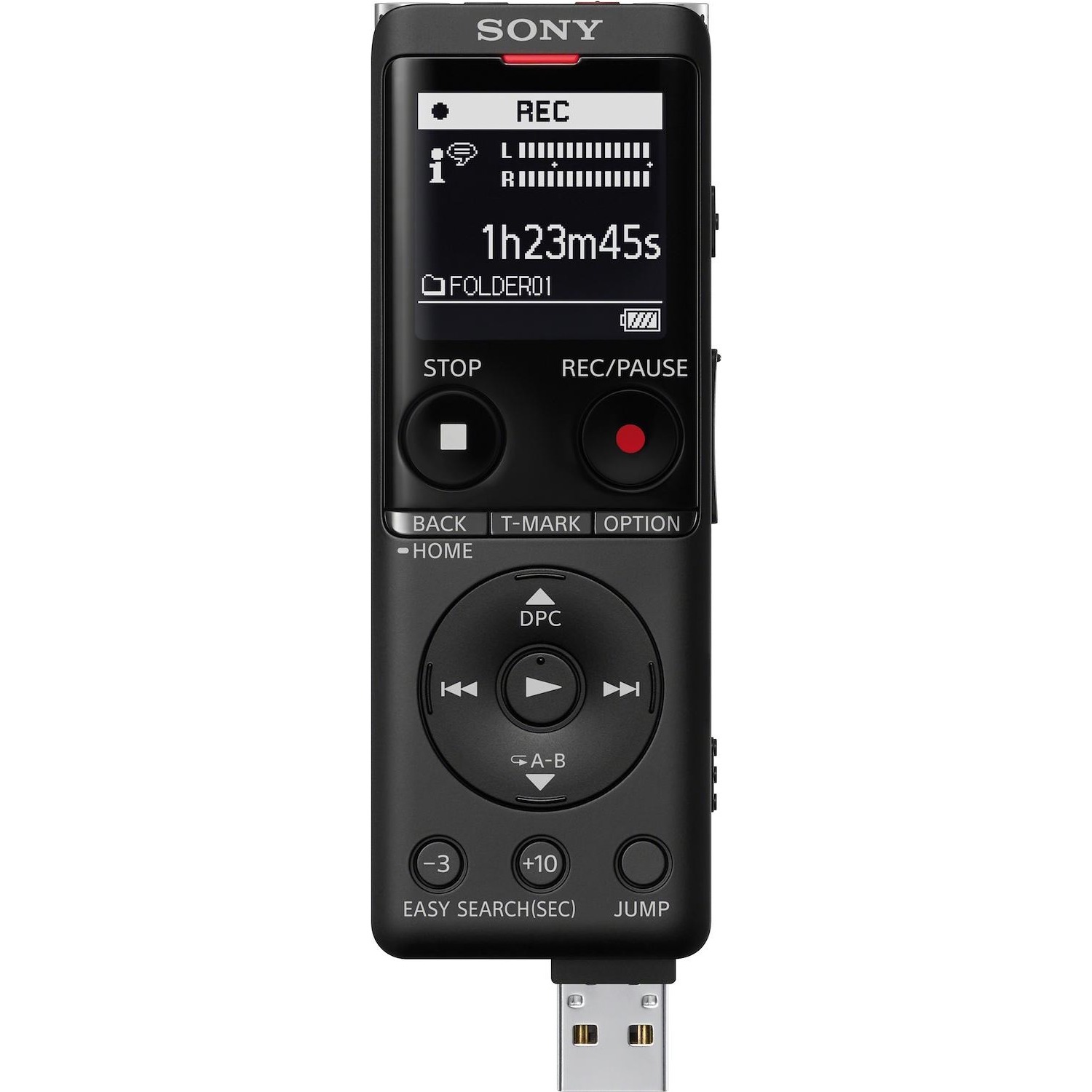 Image of Sony ICD-UX570 Memoria interna e scheda di memoria Nero