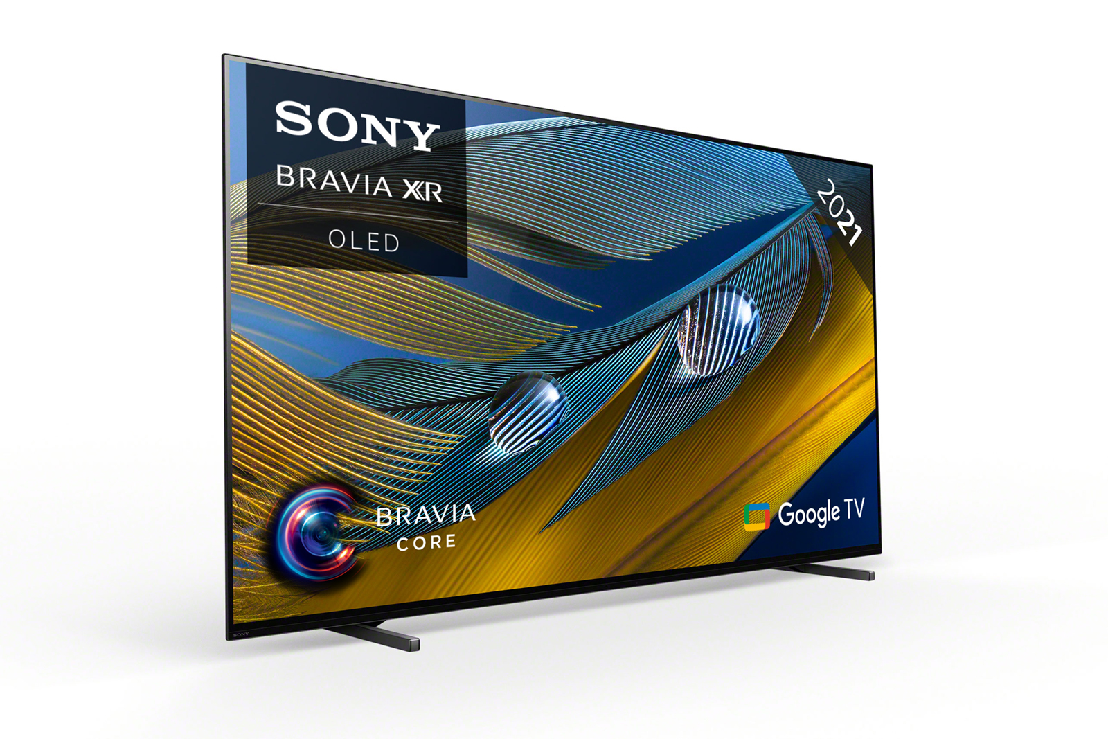 Image of Sony BRAVIA XR-55A80J - Smart TV OLED televisore 55 pollici, 4K ultra HD, HDR, con Google TV, Perfect for PlayStation™ 5 (Nero, Modello 2021)
