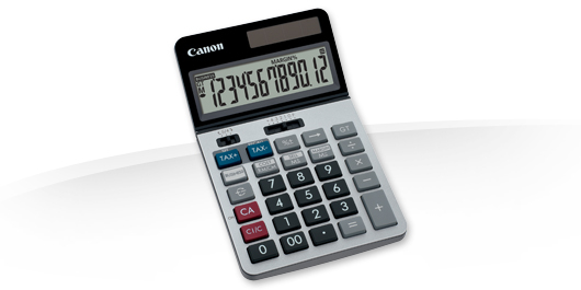 Image of Canon KS-1220TSG calcolatrice Desktop Nero, Blu, Rosso, Argento