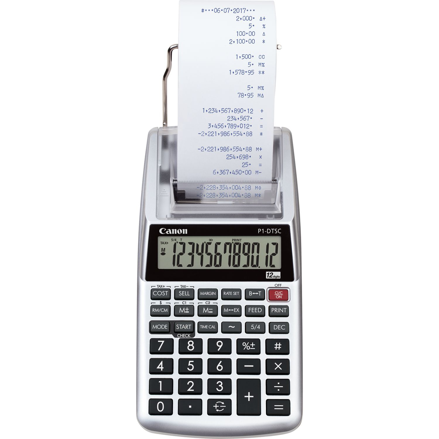 Image of Canon P1-DTSC II EMEA HWB calcolatrice Desktop Calcolatrice con stampa Grigio