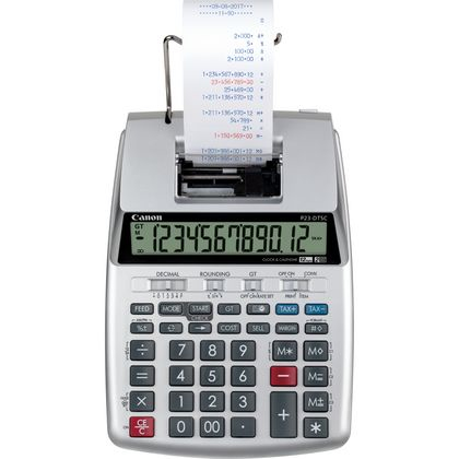 Image of Canon P23-DTSC calcolatrice Desktop Calcolatrice con stampa Argento