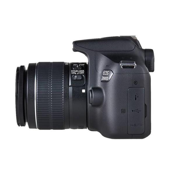 Image of Canon EOS 2000D BK 18-55 IS II EU26 Kit fotocamere SLR 24,1 MP CMOS 6000 x 4000 Pixel Nero