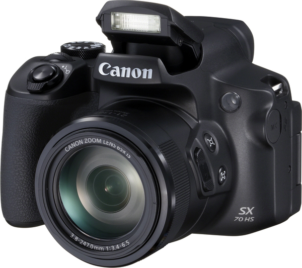 Image of Canon PowerShot SX70 HS 1/2.3" Fotocamera Bridge 20,3 MP CMOS 5184 x 3888 Pixel Nero