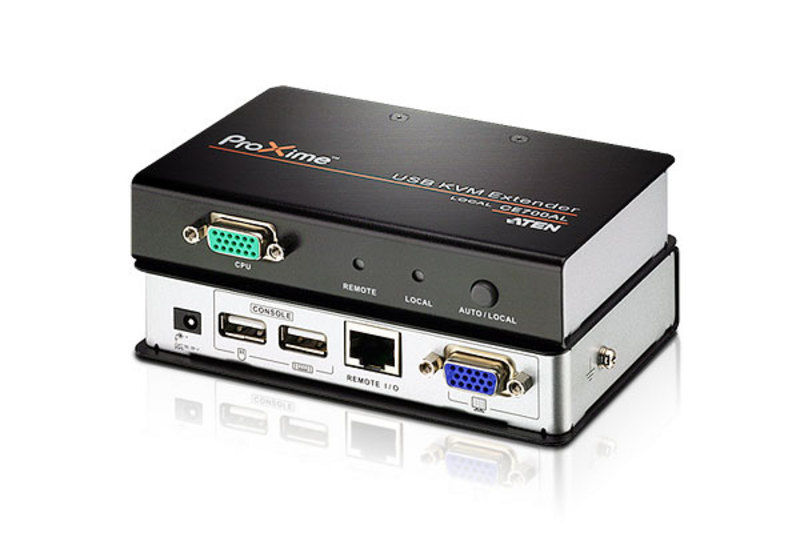 Aten CE700A Console Extender - Console Extenders (Black, Kvm, Usb), Nero-image