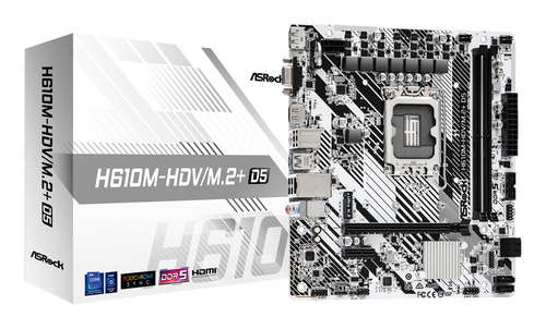 ASROCK MB INTEL H610, 2DDR5