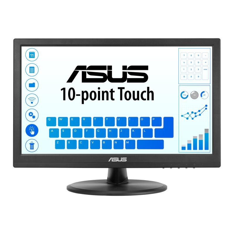 Image of ASUS VT168HR Monitor PC 39,6 cm (15.6") 1366 x 768 Pixel WXGA LED Touch screen Nero