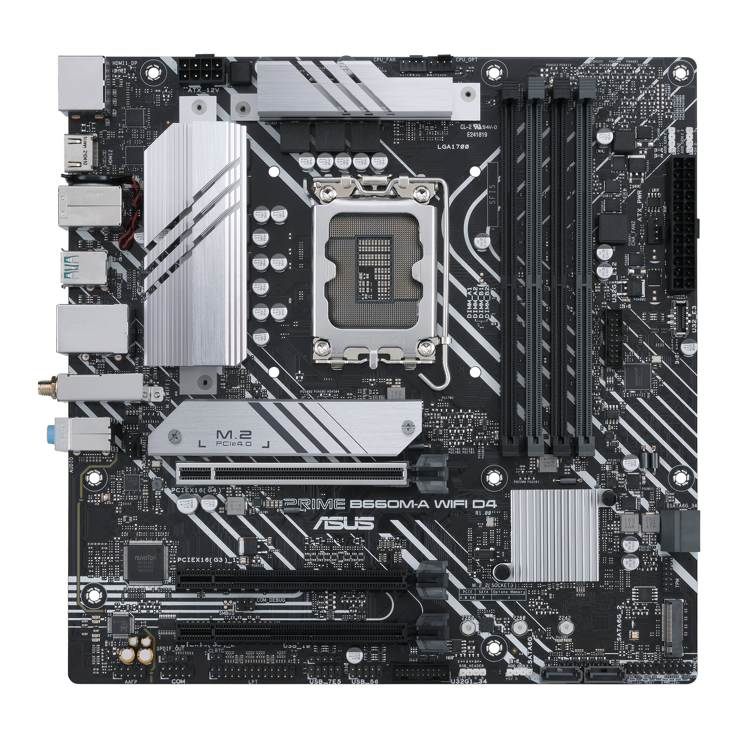 Image of ASUS PRIME B660M-A WIFI D4 Intel B660 LGA 1700 micro ATX