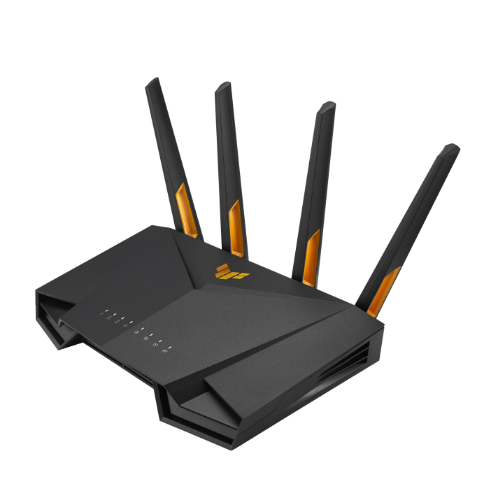 Image of ASUS TUF Gaming AX3000 V2 router wireless Gigabit Ethernet Dual-band (2.4 GHz/5 GHz) Nero, Arancione