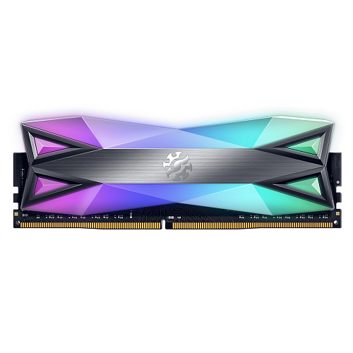 Image of ADATA RAM GAMING XPG SPECTRIX D60G 32GB(1x32GB) DDR4 3200MHZ RGB, CL16-20-20, TUNGSTEN GREY