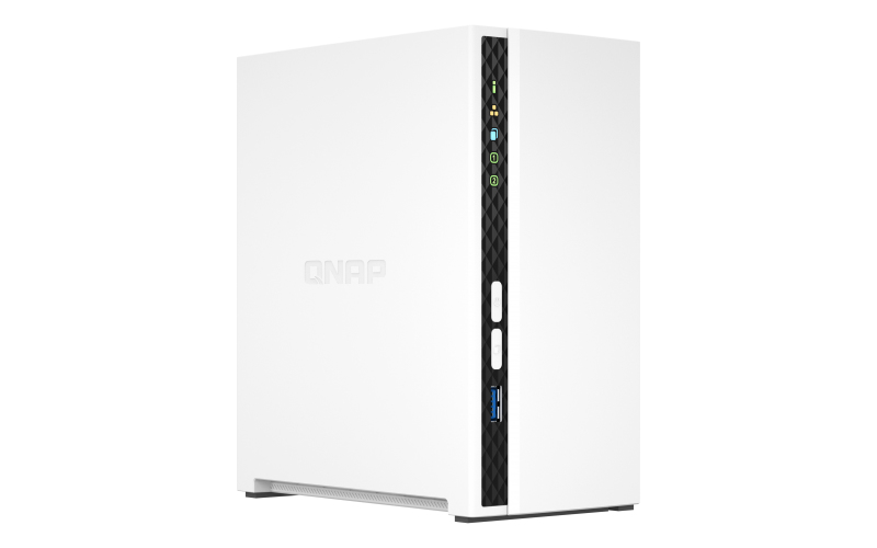 Image of QNAP TS-233 server NAS e di archiviazione Mini Tower Collegamento ethernet LAN Bianco Cortex-A55