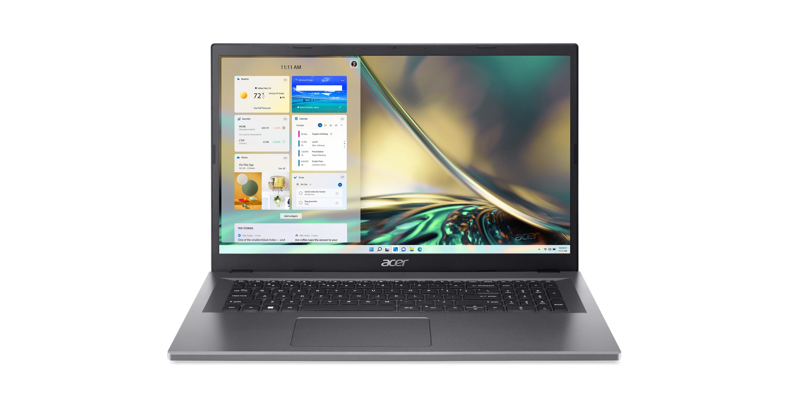 Image of Acer Aspire 3 A317-55P-38K2 Computer portatile 43,9 cm (17.3) Full HD Intel Core i3 N-series i3-N305 8 GB LPDDR5-SDRAM 256 GB SSD Wi-Fi 6 (802.11ax) Windows 11 Home Grigio