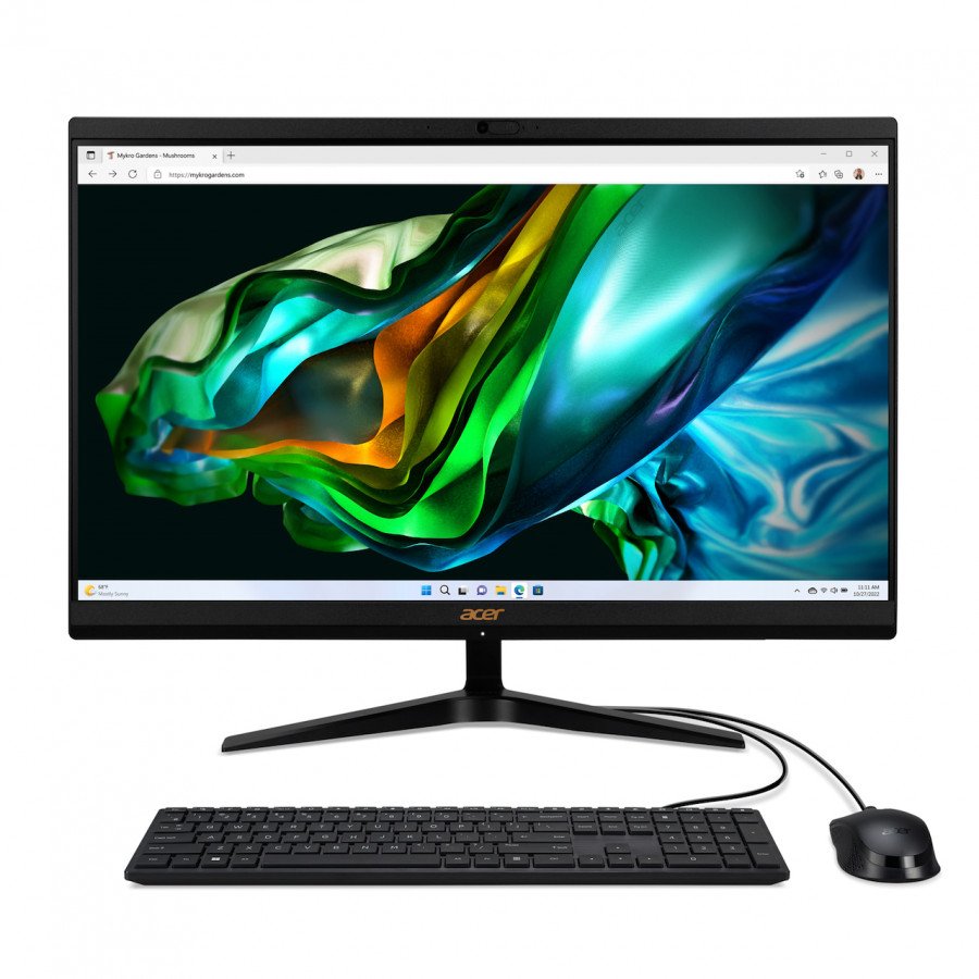 Image of Acer Aspire C24-1800 Intel® Core™ i5 i5-1335U 60,5 cm (23.8) 1920 x 1080 Pixel 8 GB DDR4-SDRAM 512 GB SSD PC All-in-one Windows 11 Home Wi-Fi 6E (802.11ax) Nero