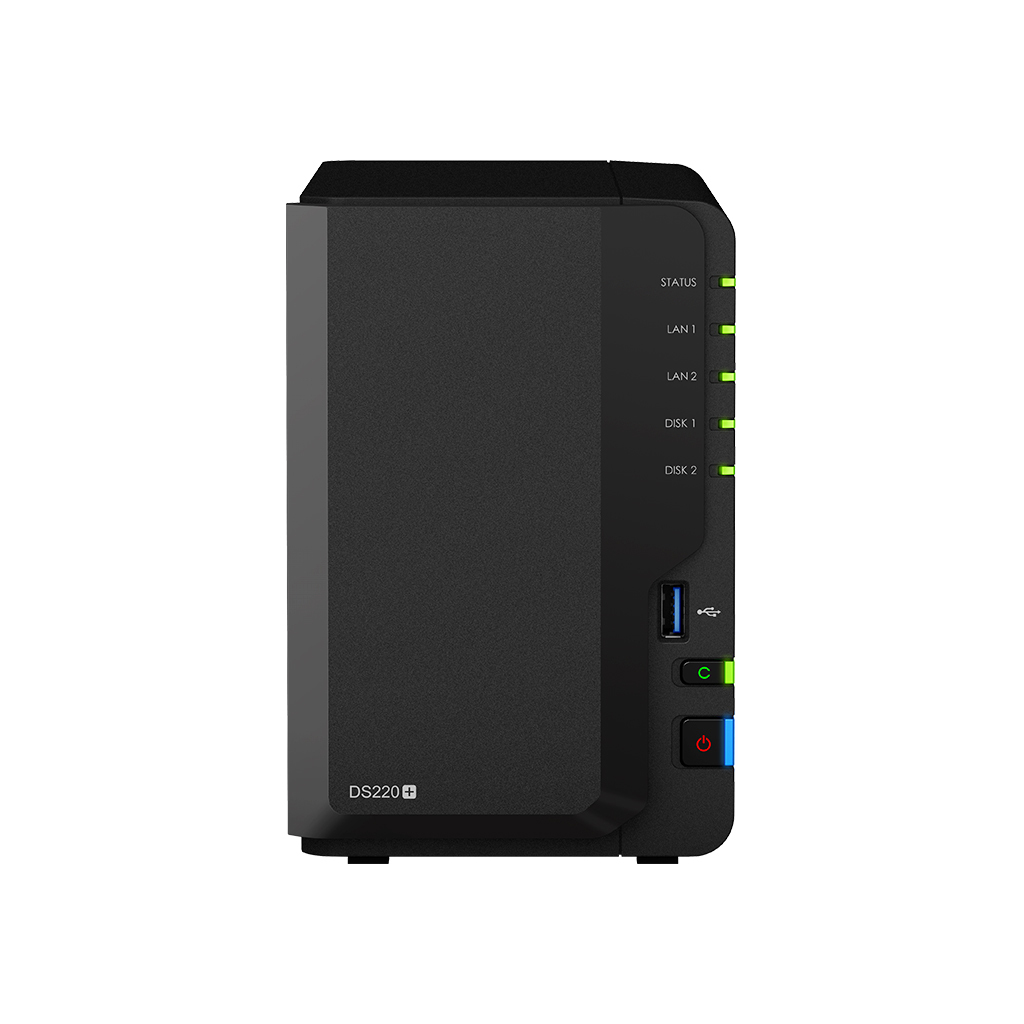 Image of SYNOLOGY NAS TOWER 2BAY 2.5/3.5 SSD/HDD INTEL CELERON J4125 2GB DDR4 (UP TO 6GB), 2X RJ-45 1GBE, 2