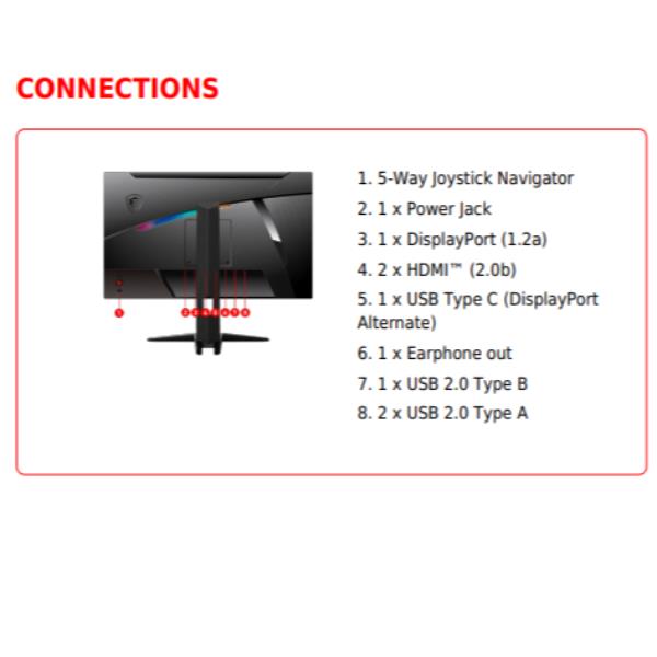Image of MSI MAG 325CQRF QD Monitor PC 80 cm (31.5") 2560 x 1440 Pixel Wide Quad HD Nero