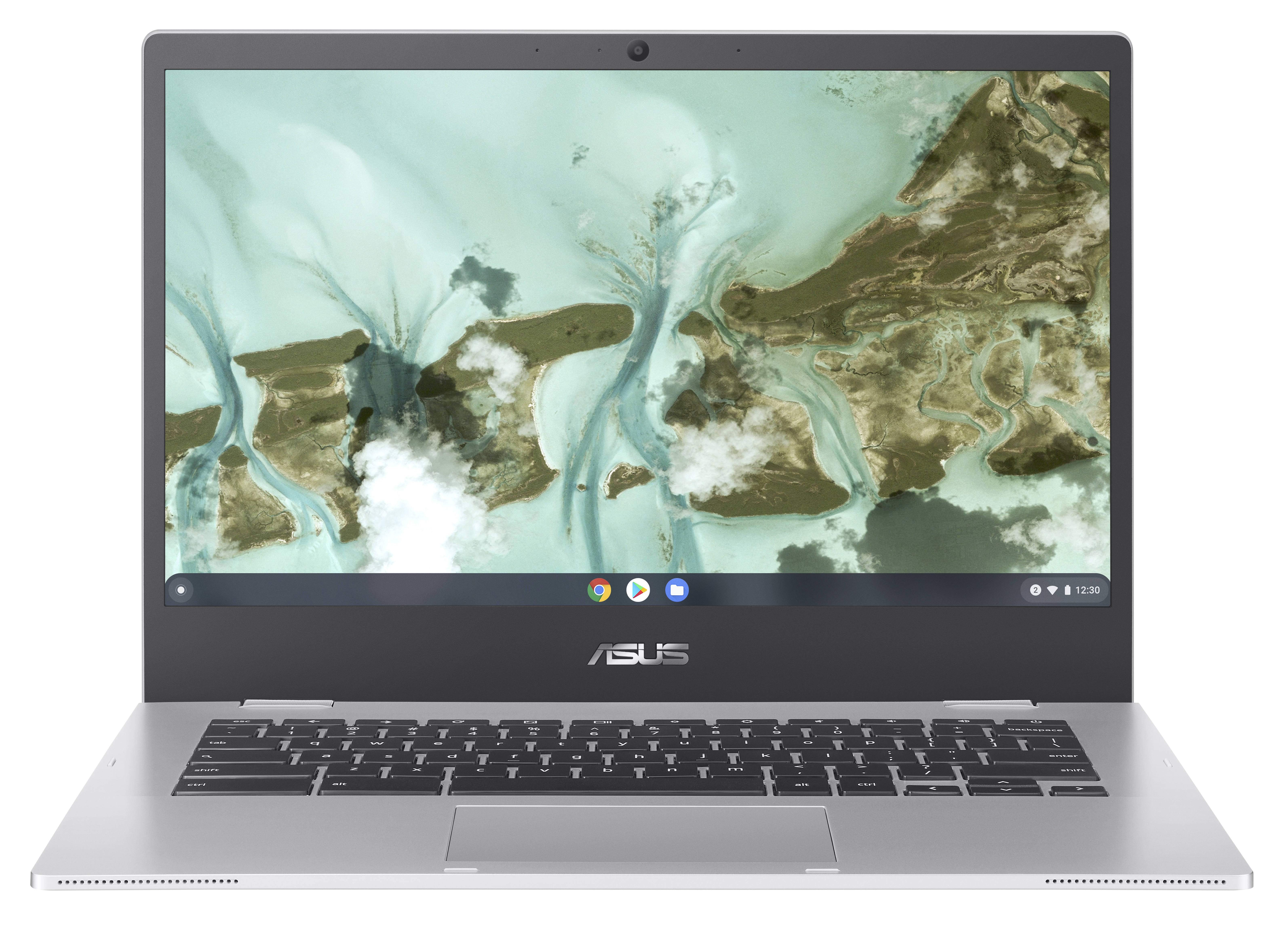 Image of ASUS Chromebook CX1400CKA-EK0155 Intel® Celeron® N N4500 35,6 cm (14") Full HD 4 GB LPDDR4x-SDRAM 128 GB eMMC Wi-Fi 6 (802.11ax) ChromeOS Argento