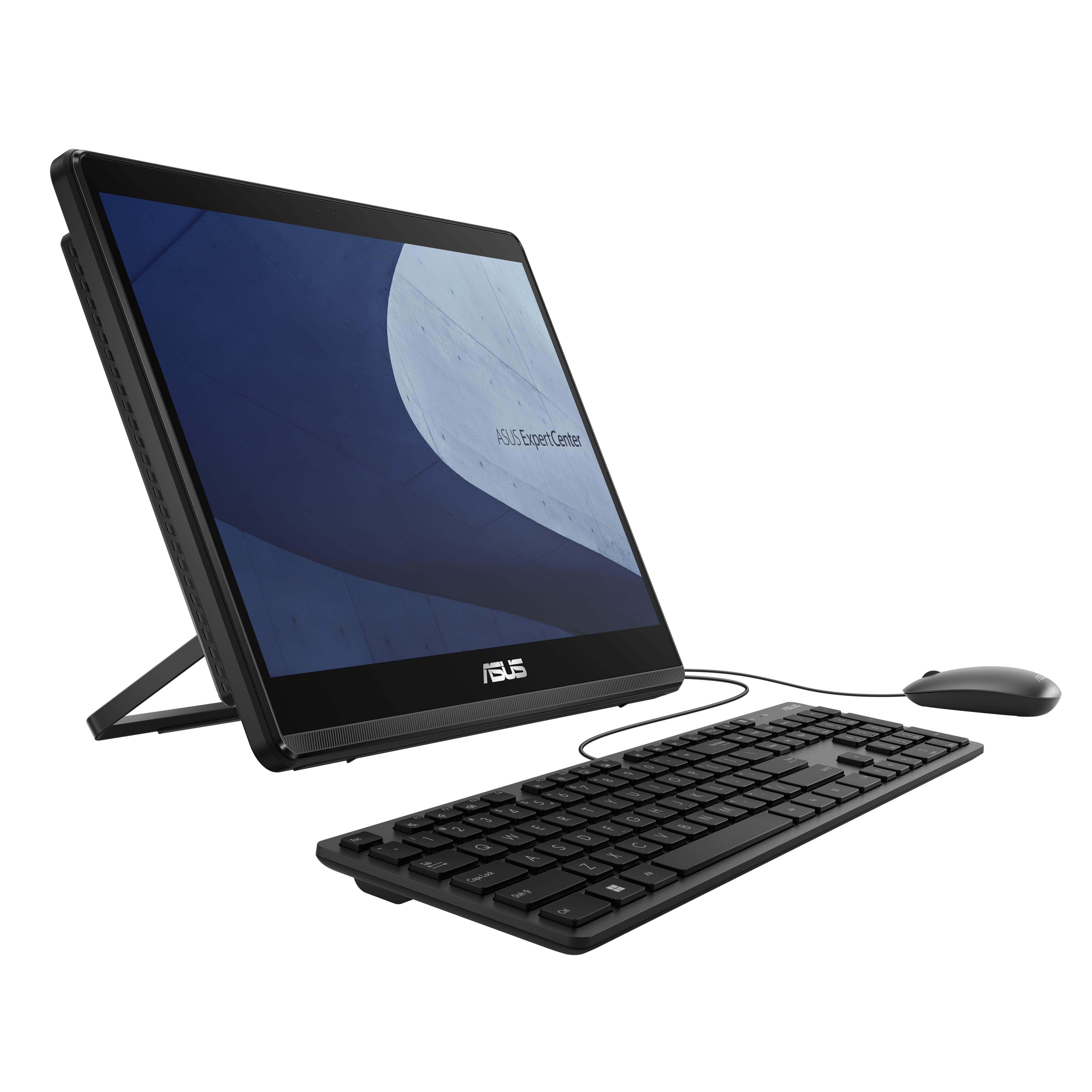 Image of ASUS ExpertCenter E1 AiO E1600WKAT-BA006W Intel® Celeron® N N4500 39,6 cm (15.6") 1920 x 1080 Pixel Touch screen All-in-One tablet PC 4 GB DDR4-SDRAM 256 GB SSD Windows 11 Home Wi-Fi 5 (802.11ac) Nero