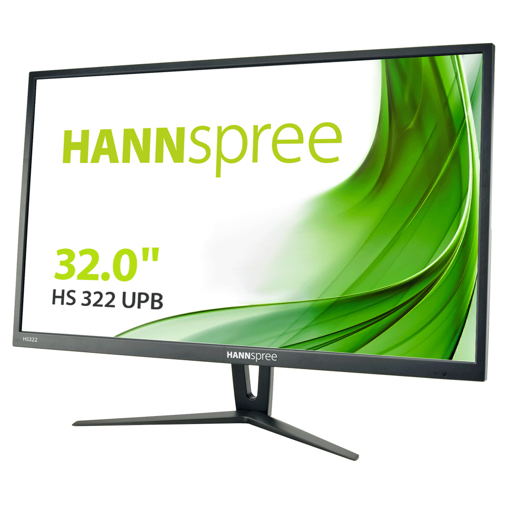Image of Hannspree HS 322 UPB Monitor PC 81,3 cm (32") 2560 x 1440 Pixel Quad HD LED Nero