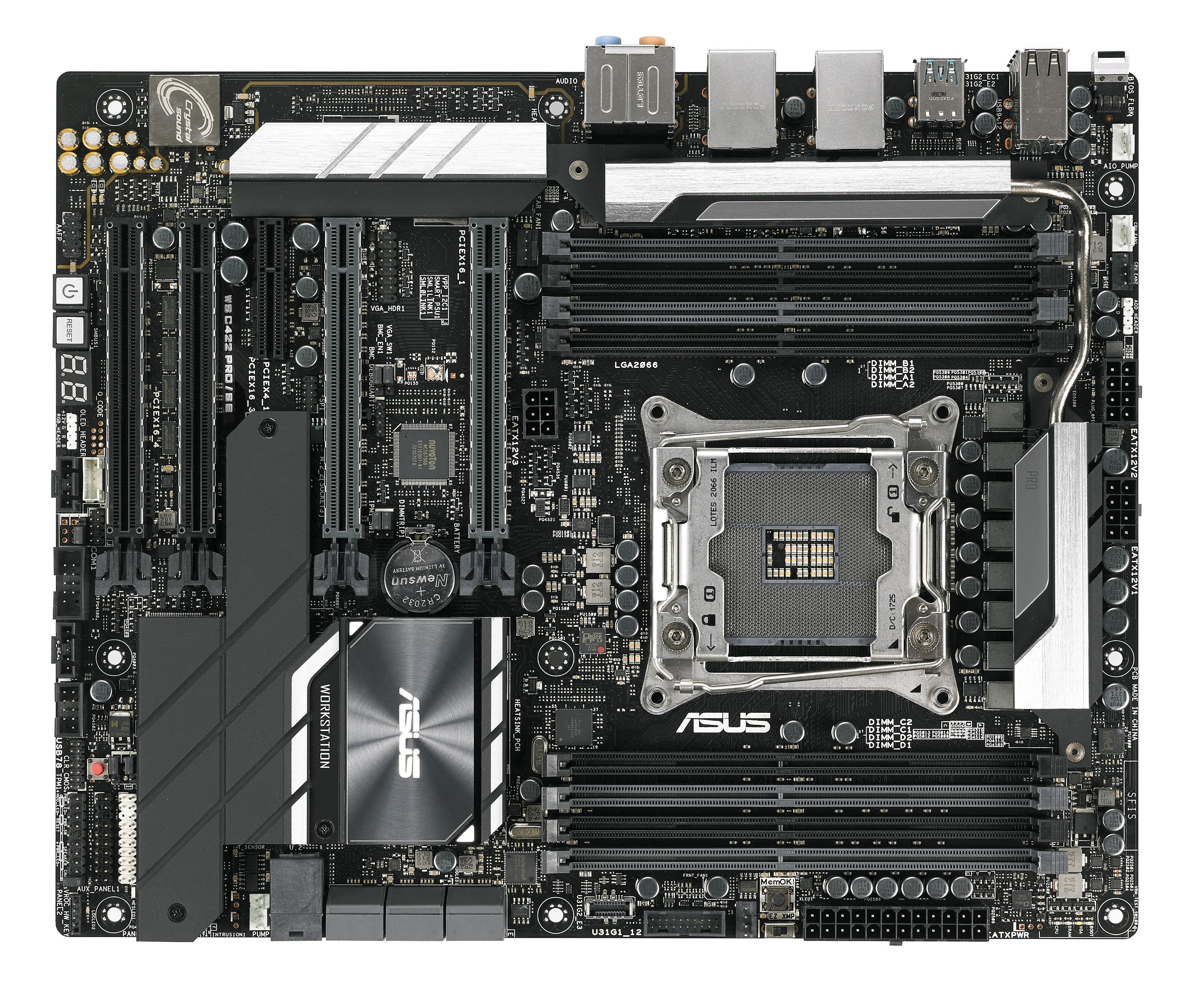Image of ASUS WS C422 PRO/SE Intel® C422 LGA 2066 (Socket R4) ATX