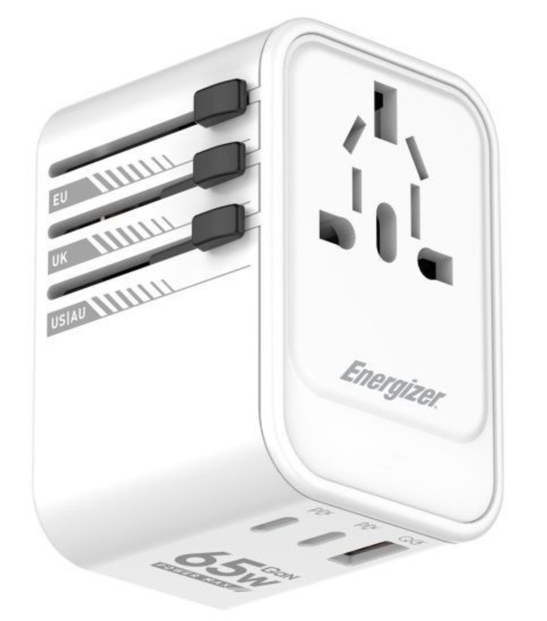 PRESA DA VIAGGIO INTERNAZ.PD65W 2 USB C 1 X USB A TRAVEL PLUG