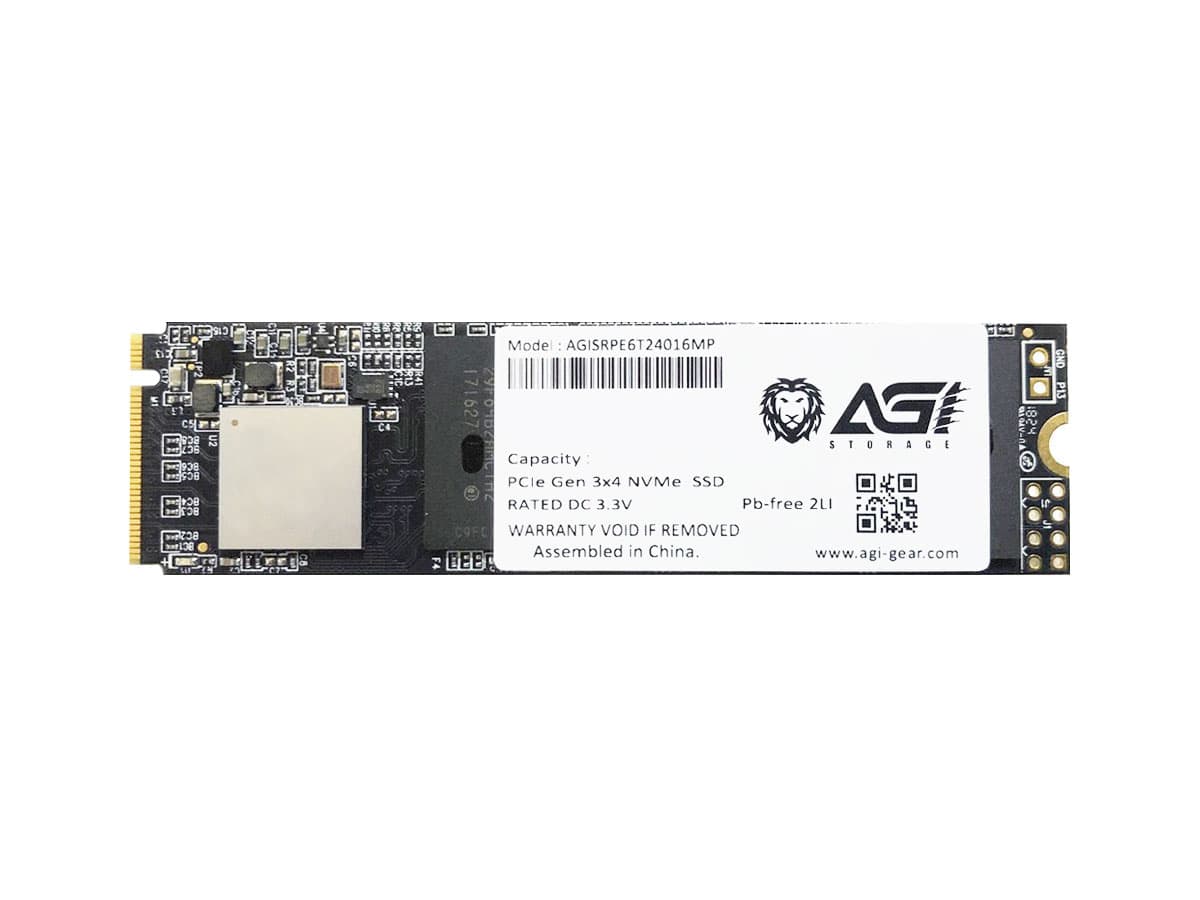 Image of AGI SSD INTERNO M.2 2TB PCIE 2280 Gen. 3x4 Read/Write 3500/3270 - DRAM CACHE