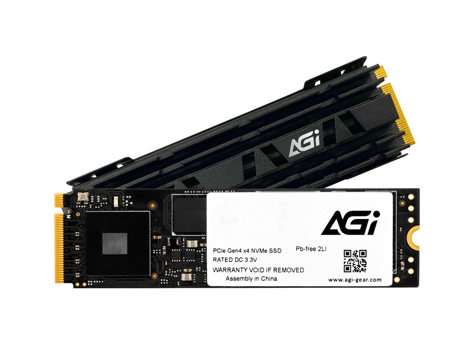 Image of AGI SSD INTERNO M.2 1TB PCIE 2280 Gen. 3x4 Read/Write 2570/2070 Mbps