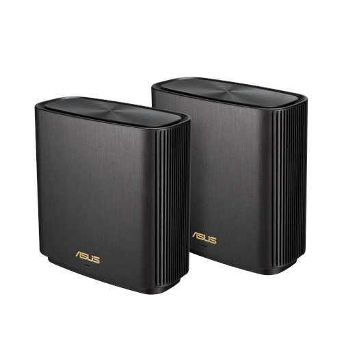 Image of ASUS ZenWiFi AX XT8 (B-2-PK) router wireless Gigabit Ethernet Banda tripla (2.4 GHz/5 GHz/5 GHz) Nero