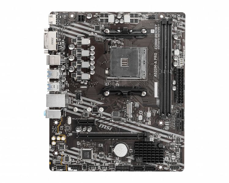 Image of MSI A520M PRO scheda madre AMD A520 Socket AM4 micro ATX