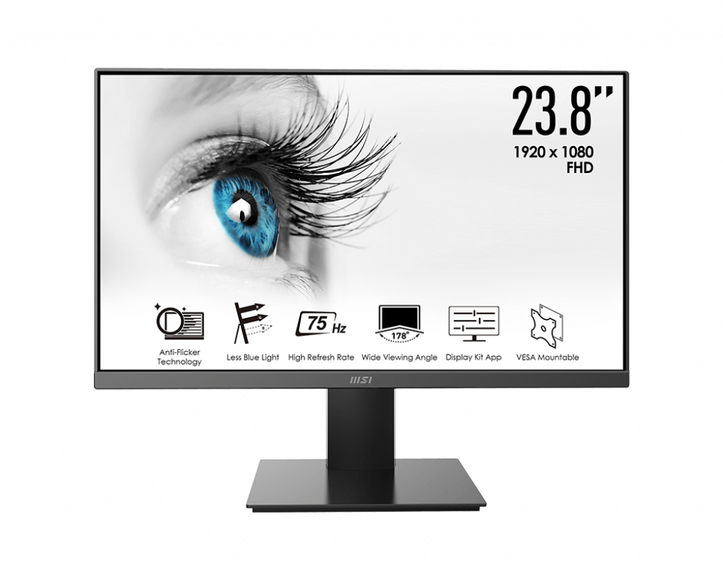 Image of MSI Pro MP241X Monitor PC 60,5 cm (23.8") 1920 x 1080 Pixel Full HD LCD Nero